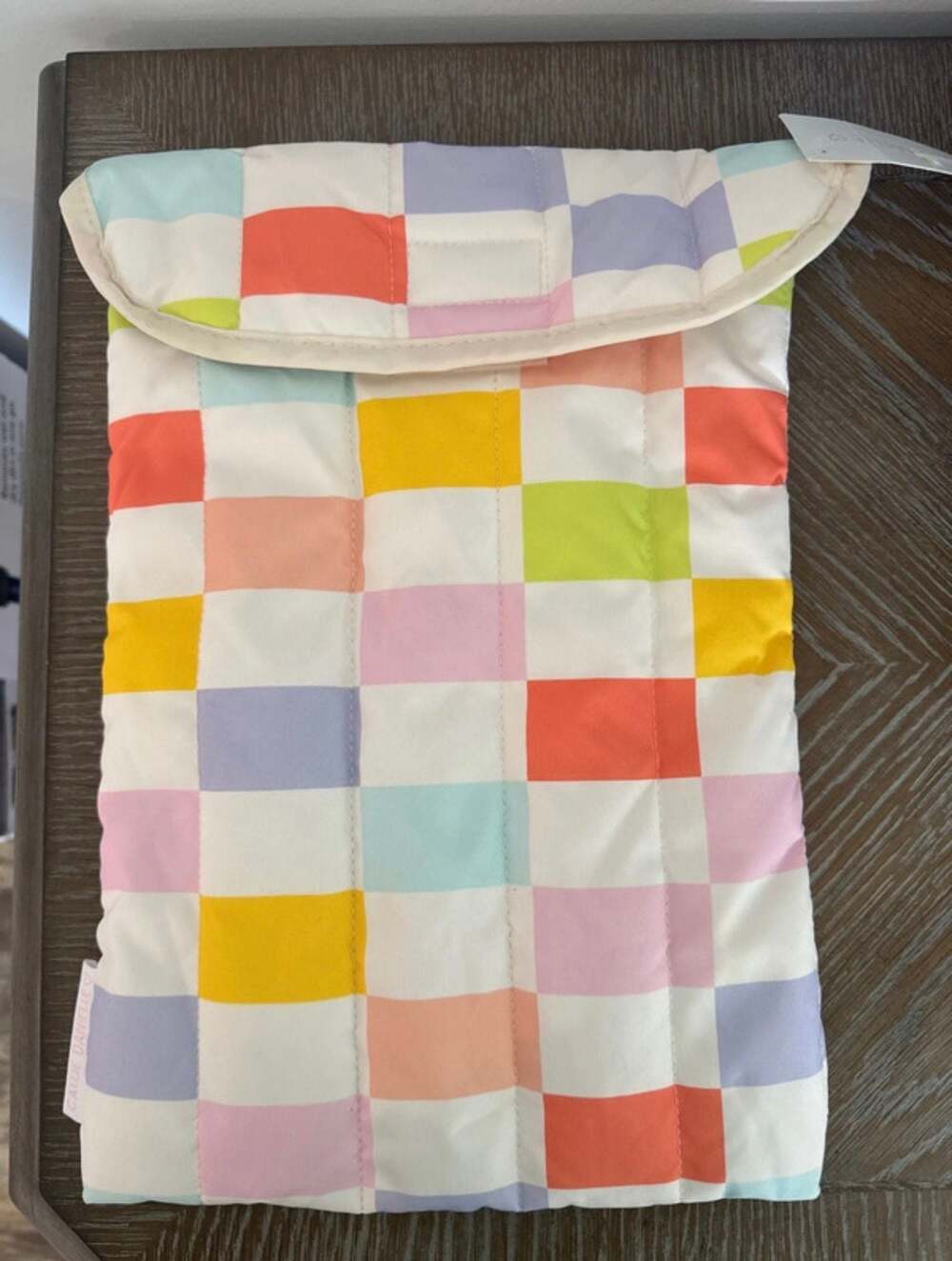 Callie Danielle Pastel Checkerboard Tech Sleeve